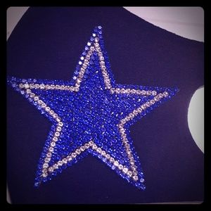 Bling Dallas Cowboys Face Mask - New